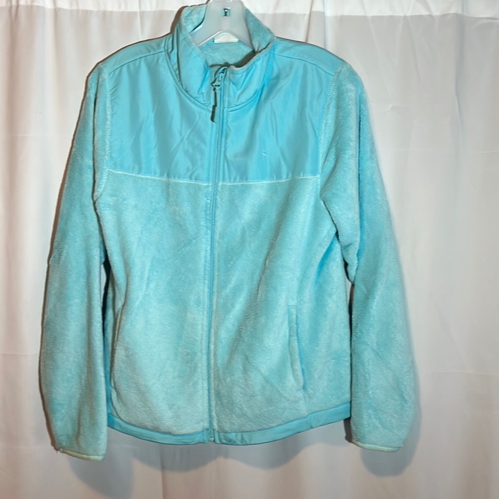 Danskin now light blue woman’s M full zip fleece